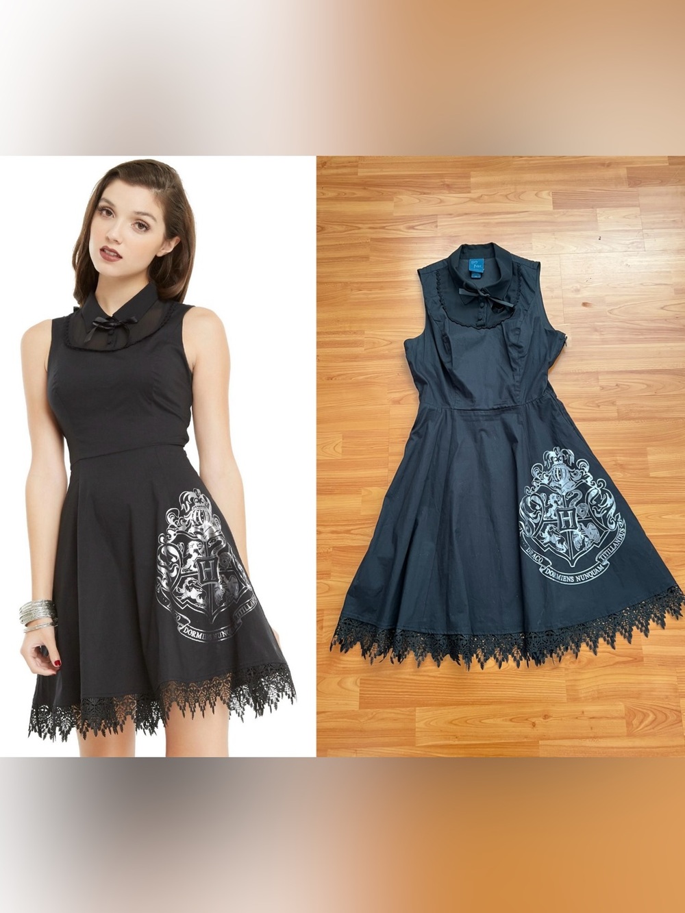 Hot Topic Hogwarts Collar Dress